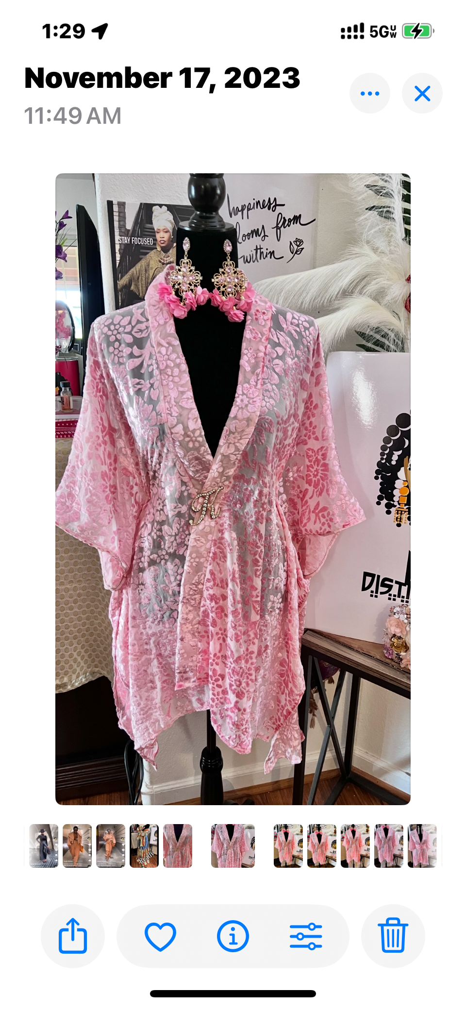 Silk and Velvet Kimono