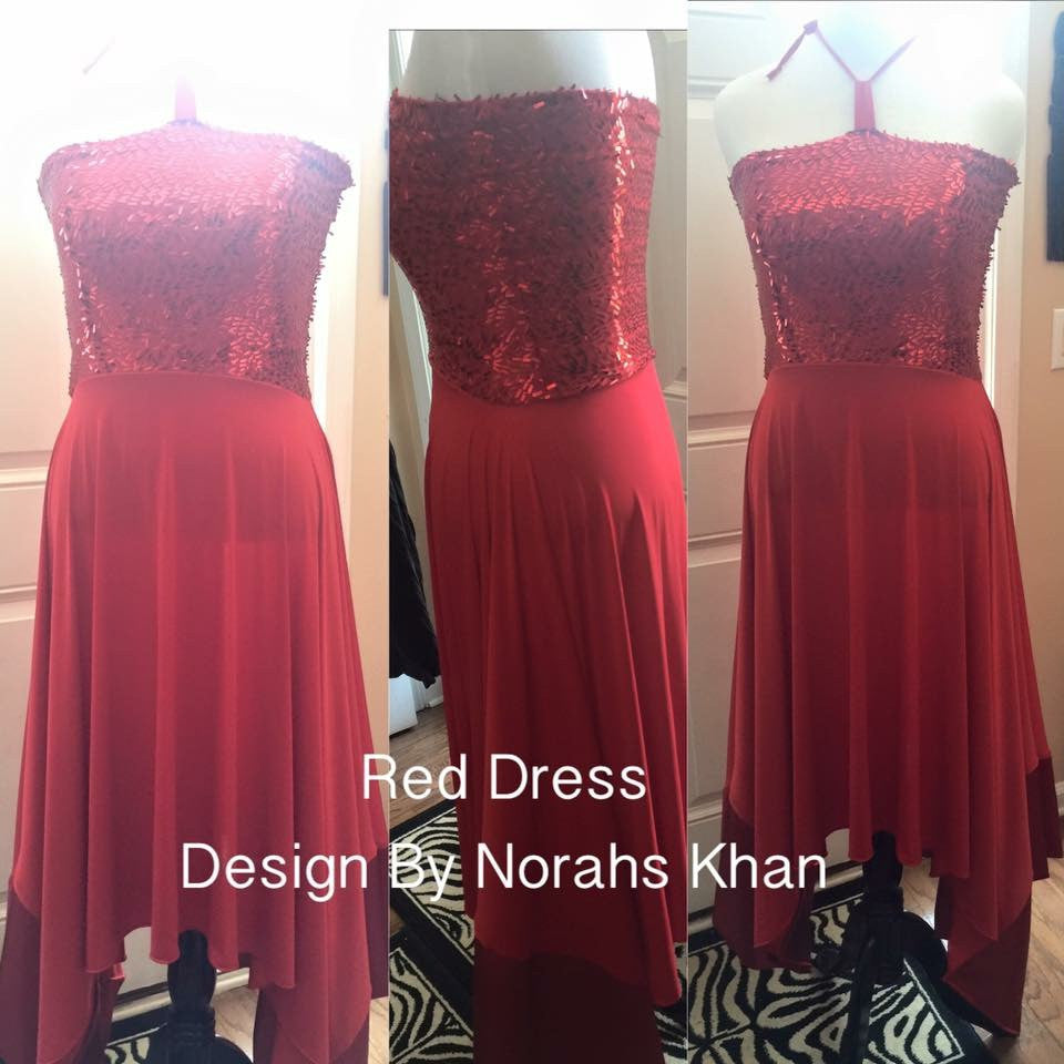 NK Red Evening Dress